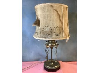 Early Brass Lamp