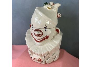 Very Early Clown Cookie Jar