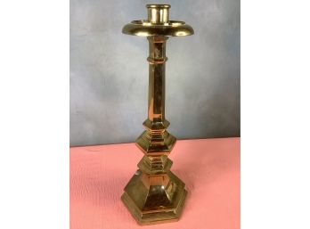 Heavy Brass Candle Stick 14'