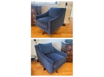 Pair Of Lillian August Swivel Chairs (Retail For $950 Each)