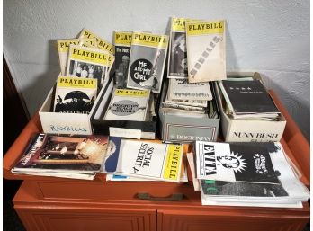 100s And 100s Of PLAYBILLS - Some  Are From Other Venues - All Theaters MOSTLY 1980s Might Have Older & Newer