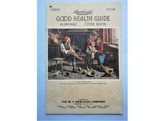 1938 Rawleigh's GOOD HEALTH Guide Almanac Cook Book