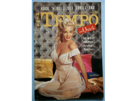June 1955 TEMPO Magazine With Lee Wilson & Marilyn Monroe Images