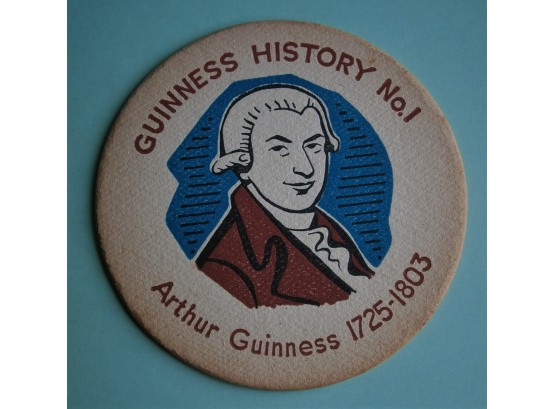 GUINNESS HISTORY No.1 Beer Coaster,