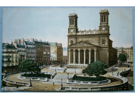 6 Old Pre 1920 Scenic Paris Postcards