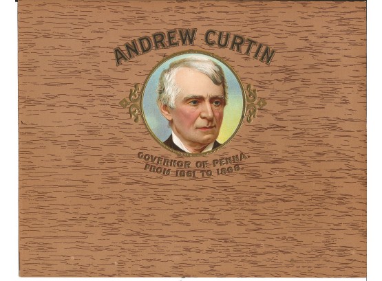 Governor 'ANDREW CURTIN' Cigar Label From 1900's