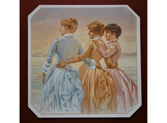 Generic Outer Cigar Label With Image Of Three Young Women