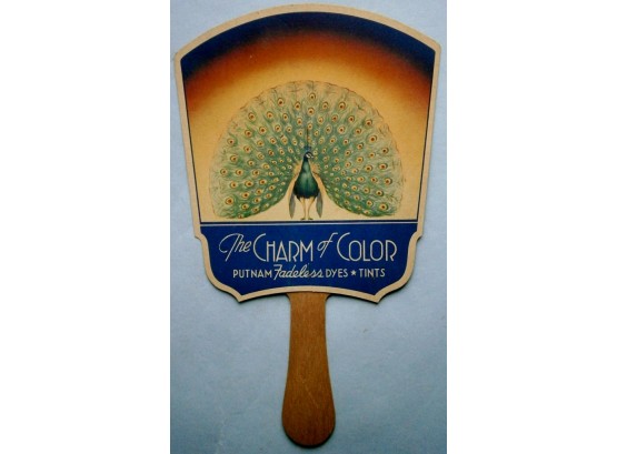 'The CHARM Of COLOR' Advertising Fan