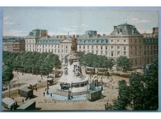 6 Vintage  Pre 1920 Scenic Paris Postcards