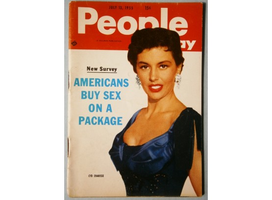 1955 People Today Magazine With Cyd Charisse Cover