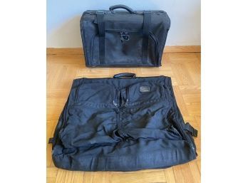 Tumi Garment Bag & Small Tumi Suitcase