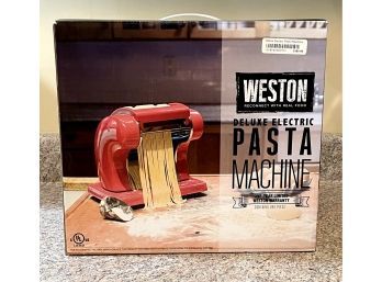 Weston Deluxe Electric Pasta Machine - Working