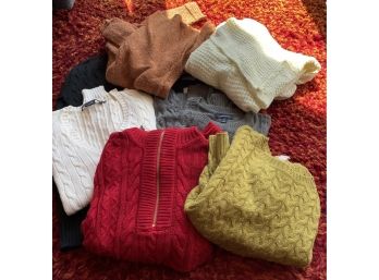 Eight Women's Sweaters