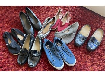 Eight Pairs Of Women's Shoes