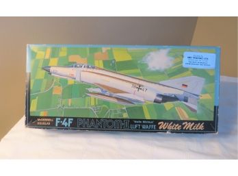 F-4F Phantom II Luftwaffe White Milk Model Airplane Kit In Box