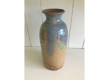 Studio Pottery Vase, Signed Riley, 1985 - 7H