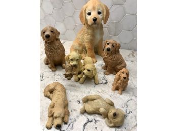 Playful Puppy Figurines Including LENNOX