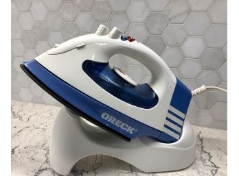 Like New ORECK Cordless Iron/Steamer And Stand