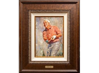 'Vintage Arnie' Arnold Palmer Art On Canvas By Scott Medlock