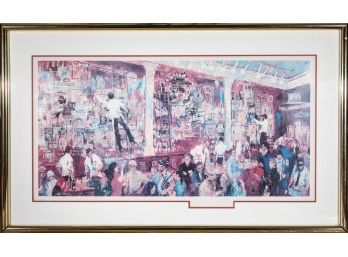 LeRoy Neiman 'FX McRory's Whiskey Bar' Hand Signed Lithograph
