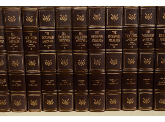 Encyclopedia Americana Multi-volume Collection