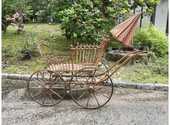 Antique Rattan Carriage