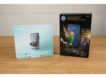 Canon Powershot SD1200 IS Digital Camera And Accessories