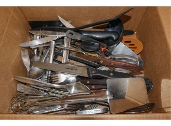 Large Lot Of Mixed Silverware