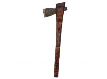 Vintage Carved Axe