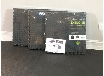 Fantastic ProSourceFit Exercise Puzzle Mats Some 30 Pieces Total - Total Is 120 Square Feet - Great Lot !