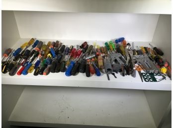OVER 150 PIECES - TOOLS - TOOLS TOOLS ! - Screwdrivers - Pliers - Saws - Wrenches - All Kinds Of TOOLS !