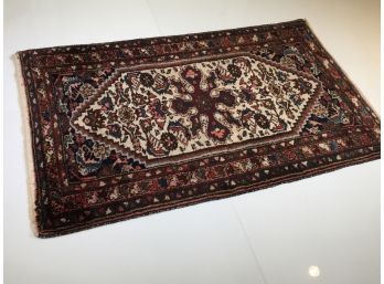Very Nice Vintage / Antique Oriental Rug - Handmade - Nice Deep Colors - Looks To Be In Very Good Condition