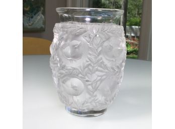 Stunning Vintage LALIQUE BAGATELLE Vase - Retail Price $1,000 - $1,200 - Excellent Condition - Amazing Piece !