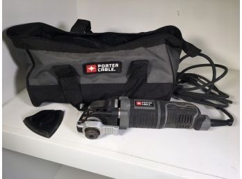 Fantastic Like New PORTER CABLE Detail Sander - Excellent Condition With Nylon Carrying Bag - Tested / Works