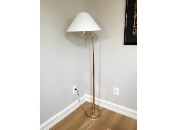 Wonderful $725 High Quality Brass Floor Lamp By J MENDIZABAL - Argentina - High End Company - VERY Nice Lamp