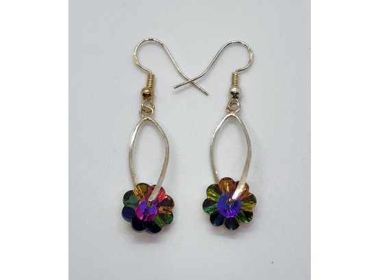 Swarovski Hand Made Earrings With Sterling Wires