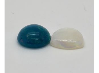 Australian Opal Trillion & Blue Ethiopian Opal
