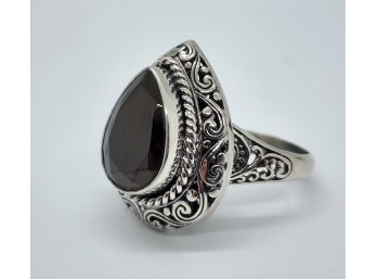 Bali, Elite Shungite Ring In Sterling Silver