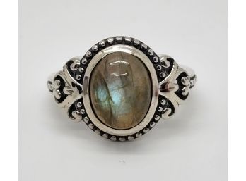 Labradorite Ring In Sterling Silver