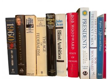 Lot Of Hardcover & Softcover Books On Presidents