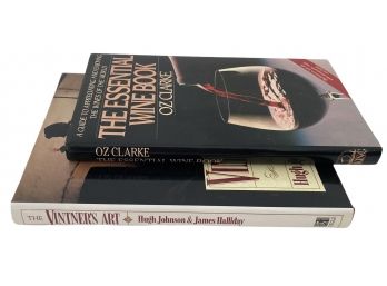 Two Hardcover Books On Wine