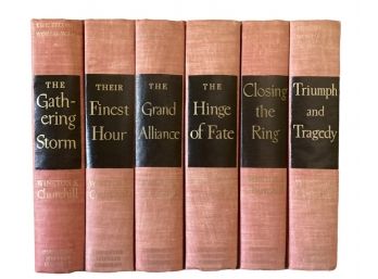 Six Volumes By Winston Churchill 'The Second World War Series'
