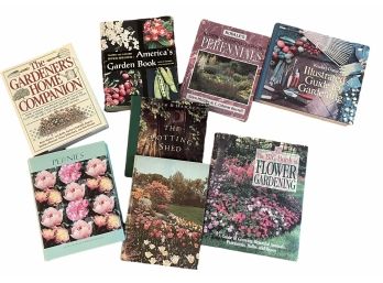 Collection Of Hardcover Books On Gardening