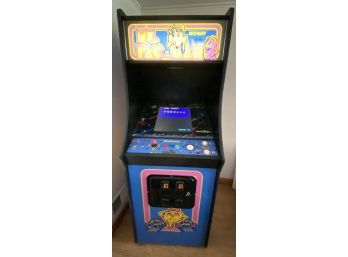Ms Pac-Man Arcade Game Multicade By Midway Bally Multigames  25x33x68' With Keys Excellent Condition