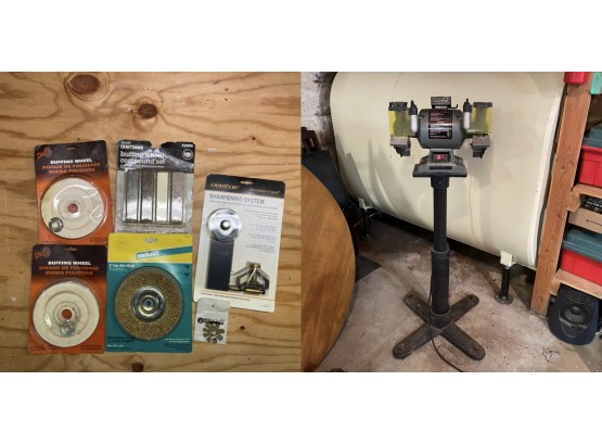 Craftsman 6' Bench Grinder & Accessories