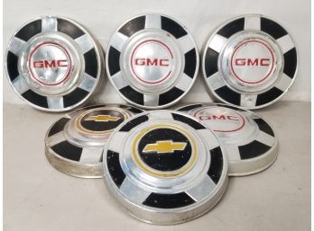 Vintage GMC & Chevy Aluminum Wheel Cap Hub Caps