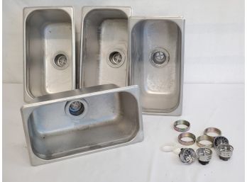 Stainless Steel Small Utility Sinks With Drain Parts