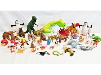Mixed Lot Of Safari And Movie Themed Animals And Dinosaur Action Figures  (Lot 2)