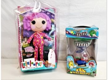 Pillow Featherbed Lalaoopsy Doll And M&M Fun Machine Candy Dispenser