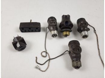 Vintage Light Bulb Adapters And Plug Adapters